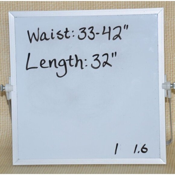 Vintage Ladies 14 L Red Denim Maxi Skirt Elastic Waist Modest Western Prairie - Picture 11 of 11